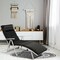 Costway Folding Chaise Lounge Chair w/Cushion Black\Gray\Turquoise